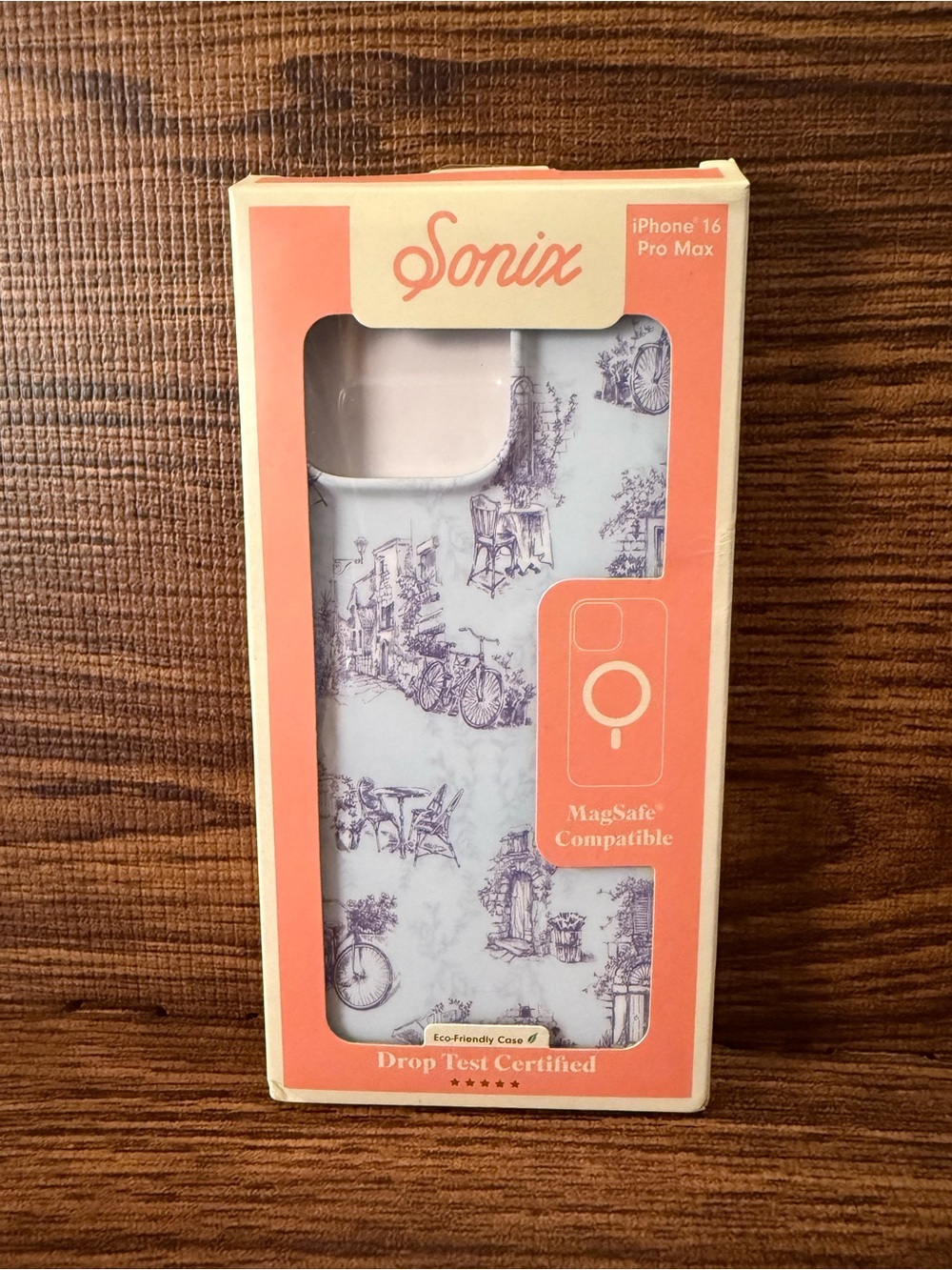 Sonix Light Blue Toile Floral iPhone 16 Pro Max Case